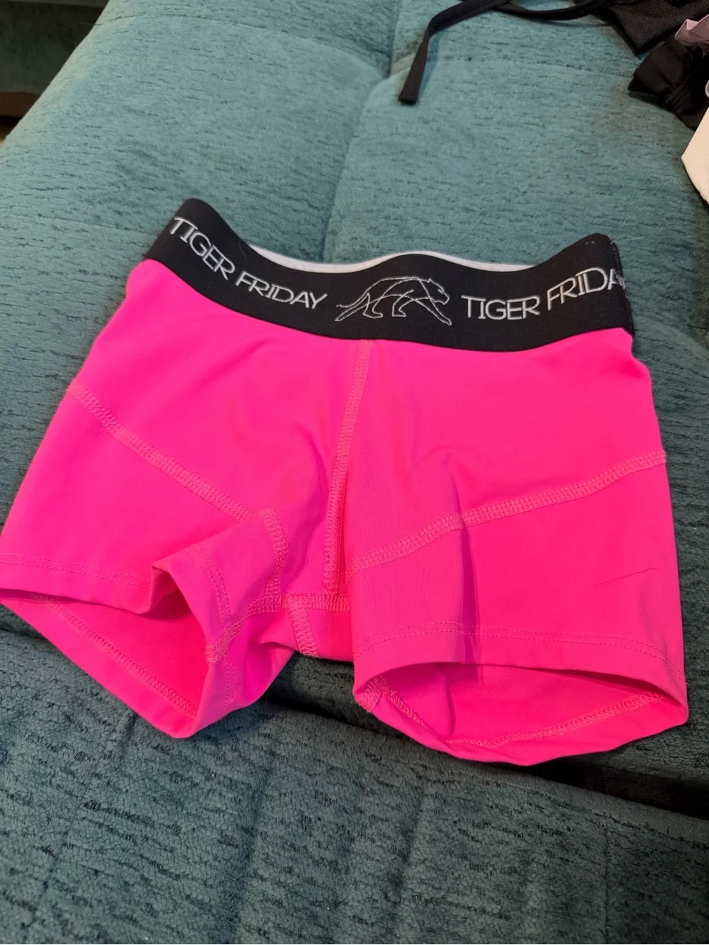 Tiger Friday Girls' Hot Pink Dance Set - Top & Shorts